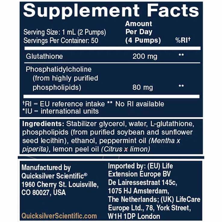 Liposomal Glutathion 200 mg Zitrone-Minze Fle, 50 ml