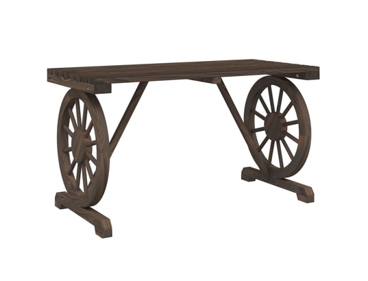 VIDAXL - Table avec banc Ensemble à manger de jardin 3 pcs bois de sapin massif