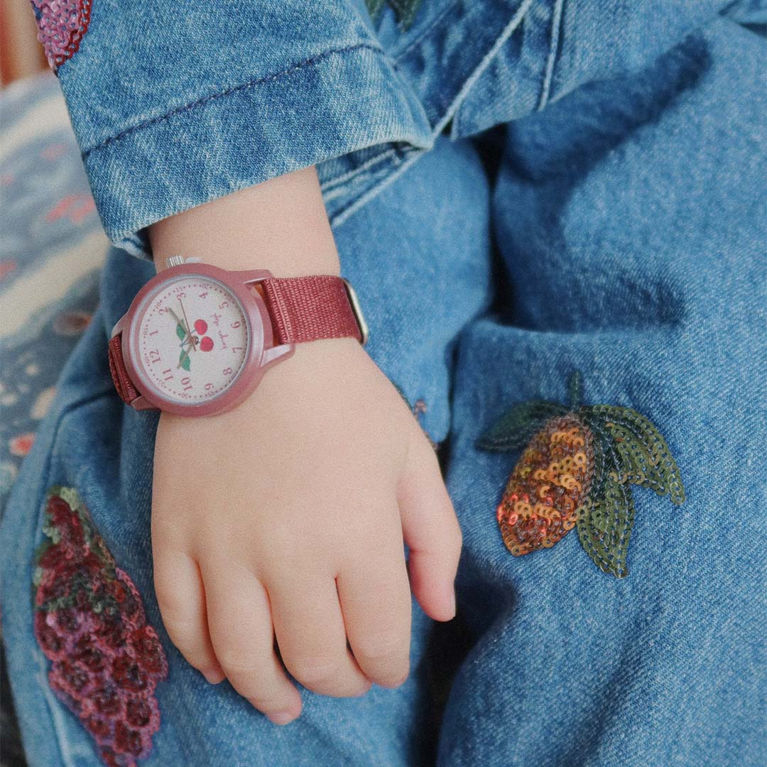 konges sløjd kinderhorloge - cherry