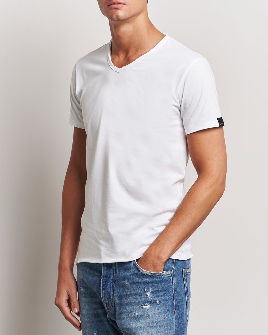 Replay V-Neck T-Shirt White