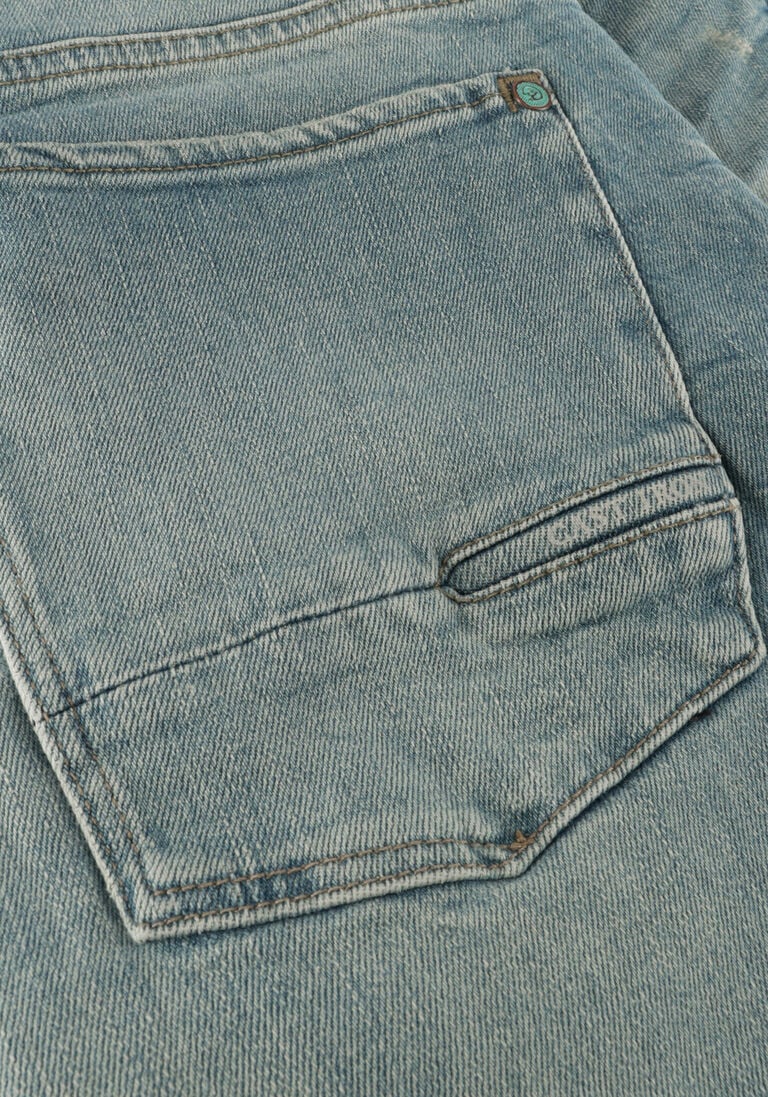CAST IRON blauwe cast iron korte broek riser shorts green tint vintage