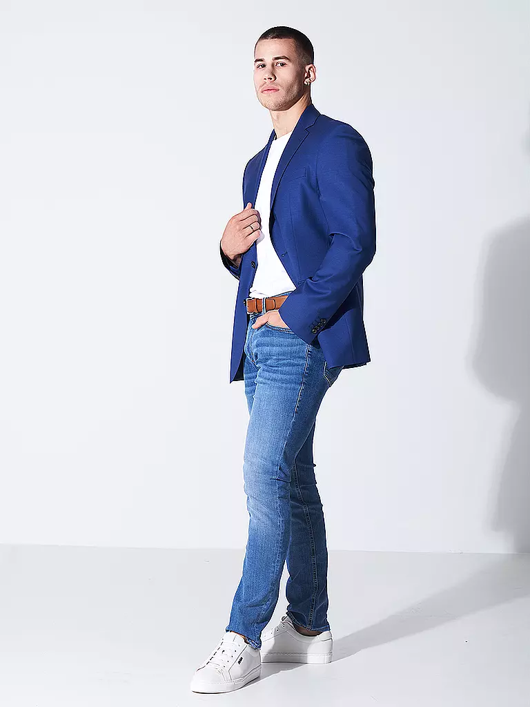 MAX CALVIN Ledergürtel braun