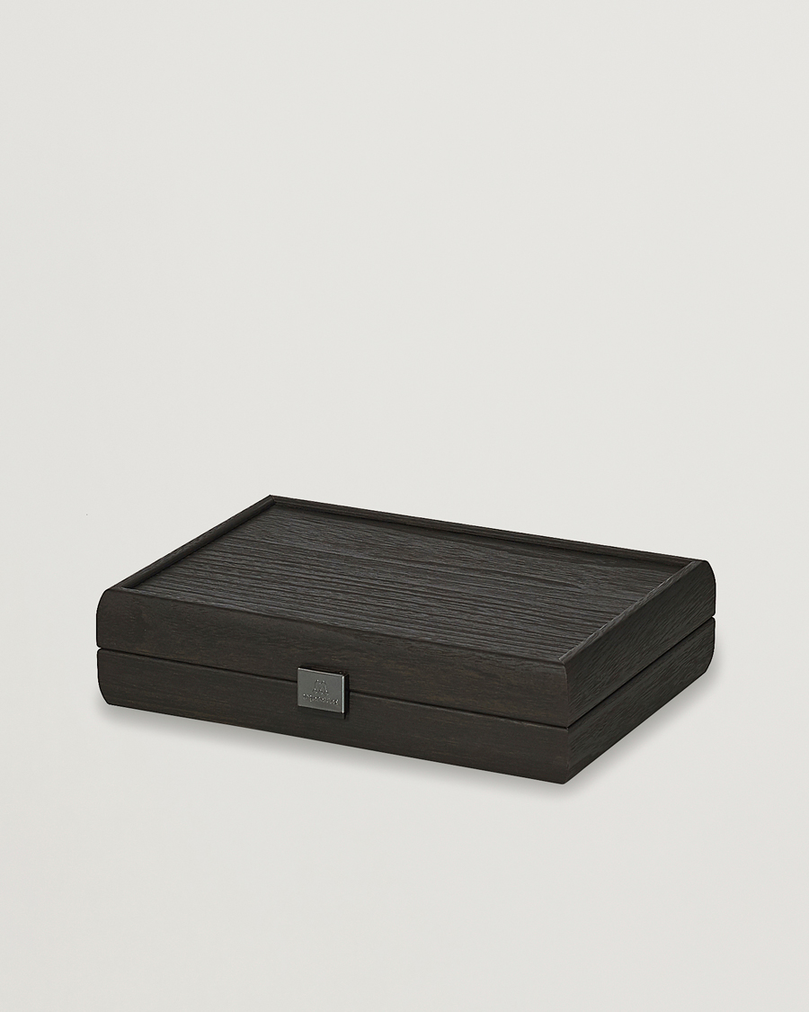 Manopoulos Wooden Card Case Black