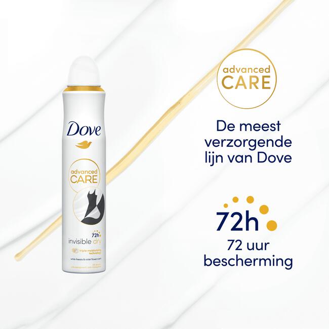 Dove Invisible Dry Semi-Compressed Deodorant Spray 200 ML