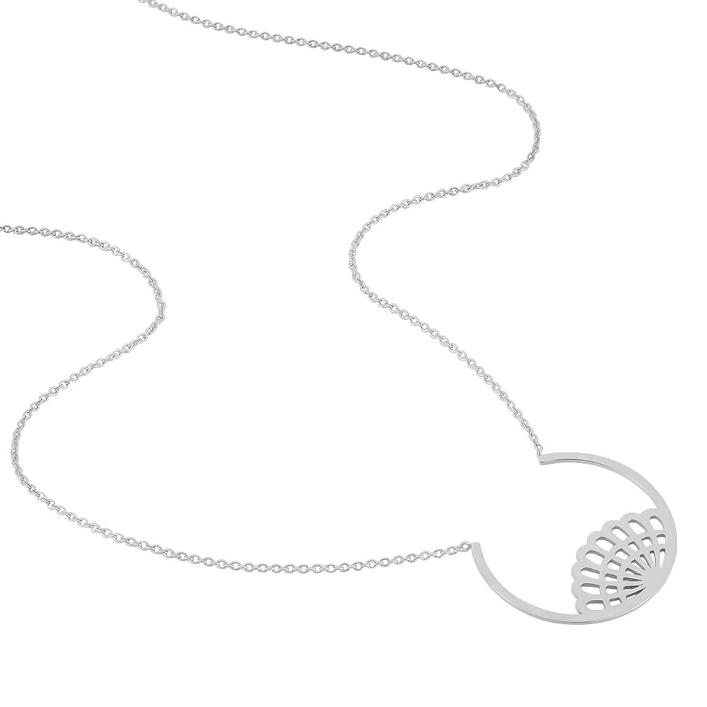 Collier Lyana Acier Blanc
