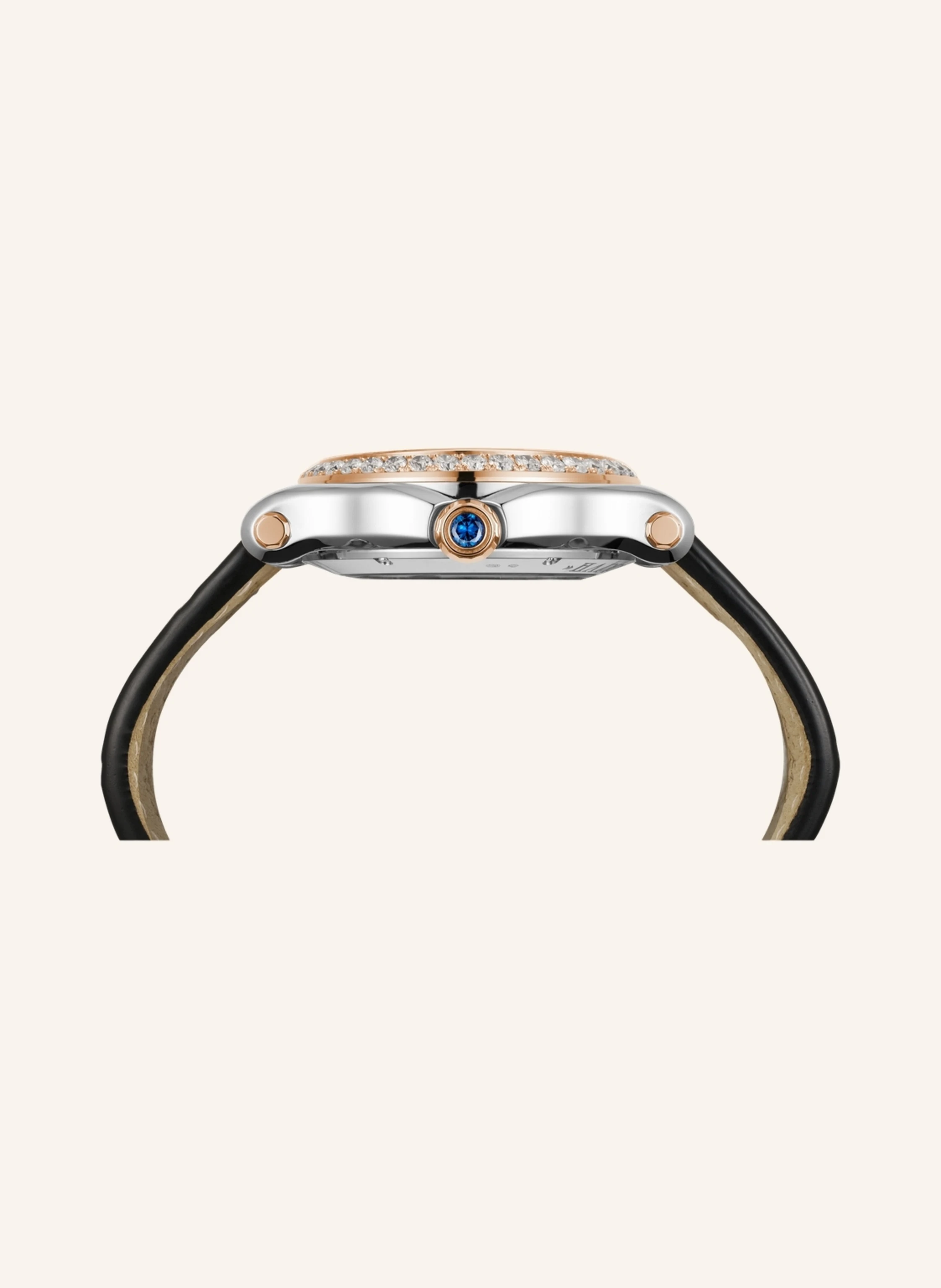 Chopard Uhr HAPPY SPORT Uhr mit 36 mm Gehäuse, Automatik, 18 Karat Roségold, Edelstahl und Diamanten