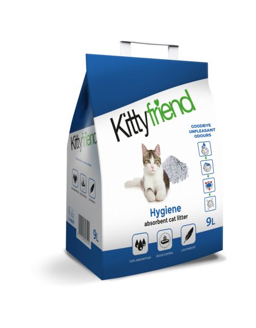 Kittyfriend Hygiene+ - Kattenbakvulling - 9 l
