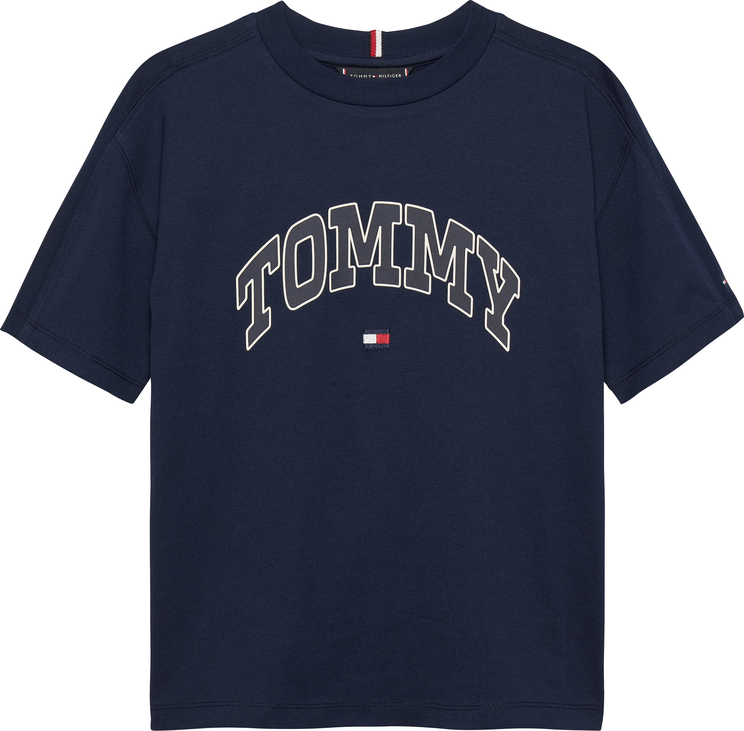 Tommy Hilfiger T-Shirt »VARSITY RAISED PRINT TEE SS«, Kinder bis 16 Jahre