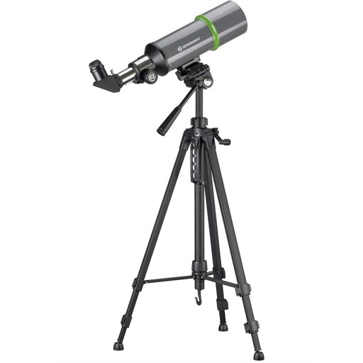 Telescópio astronômico portátil e potente 80/400 com tripé e mochila.
