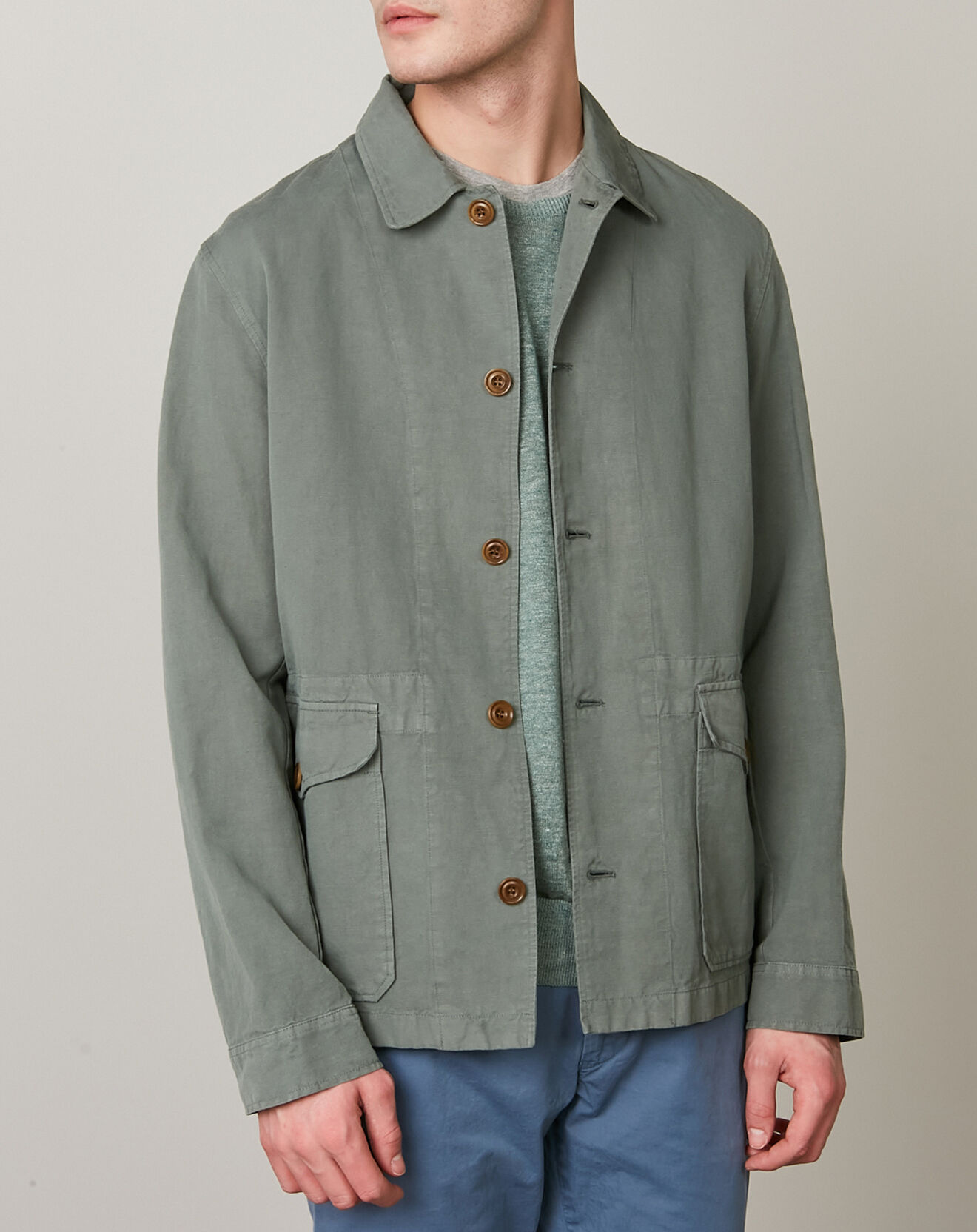 Hartford Veste en Coton & Lin Denis military