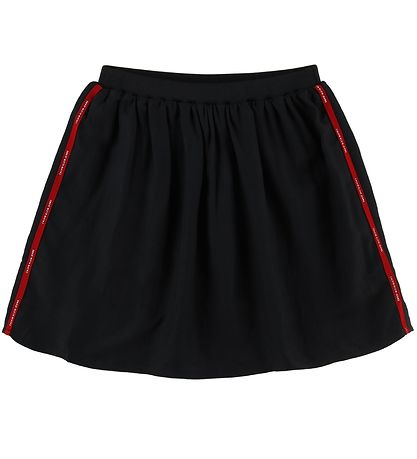 Calvin Klein Nederdel - Sort m. Rød Stribe