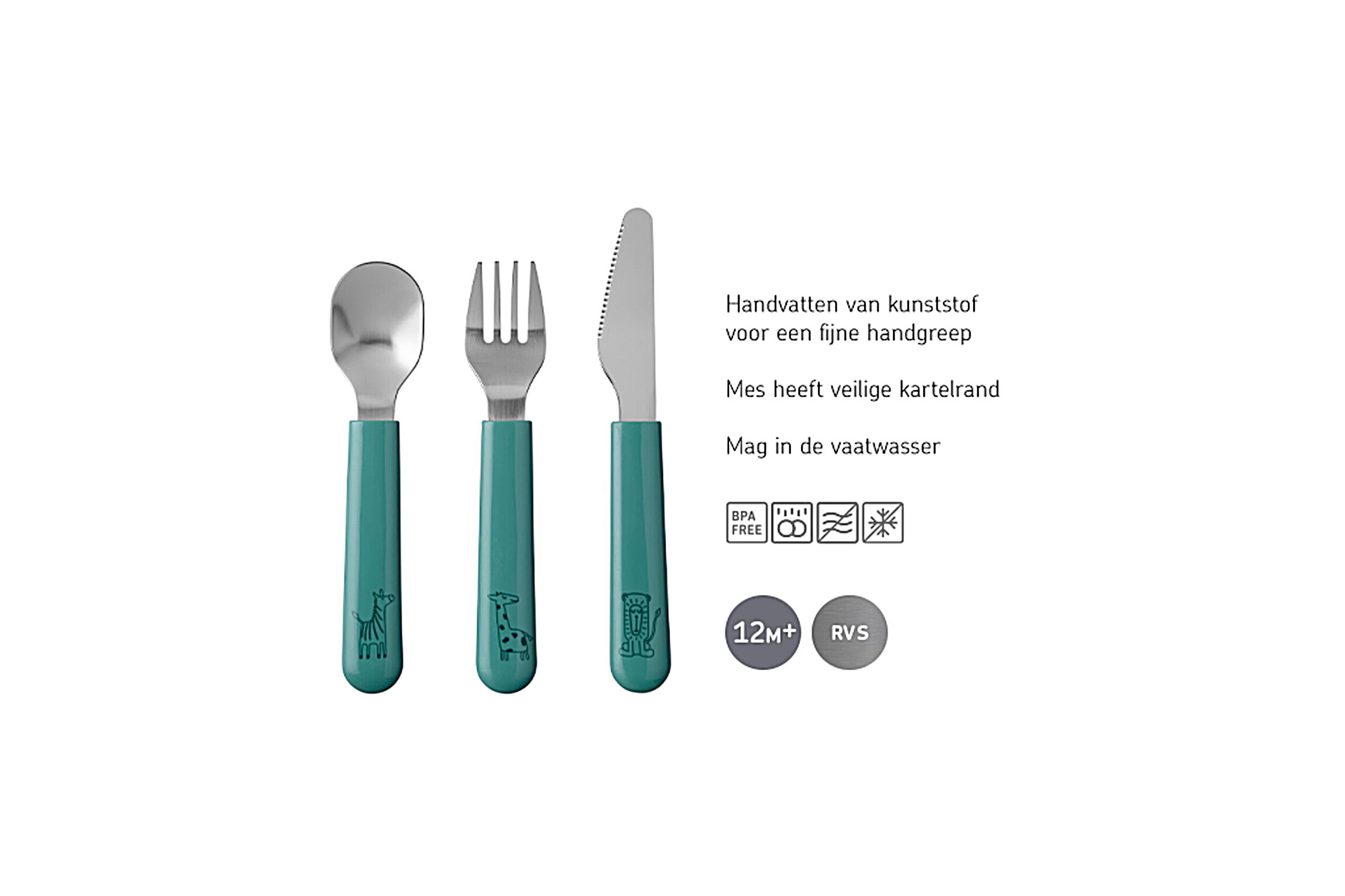 Mepal Mio 3-Delig Kinderbestekset - Sailors Bay