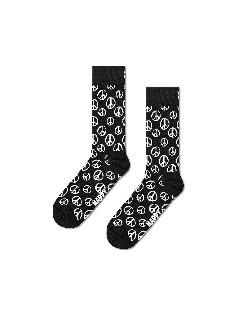 HAPPY SOCKS Herren Geschenkbox Socken BLACK & WHITE 3er Pkg 41-46 black schwarz