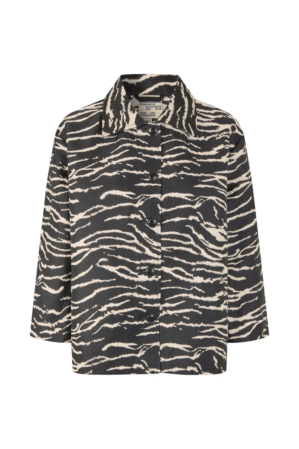 Baum und Pferdgarten  Bessie kort jakke - Black Whisper Zebra
