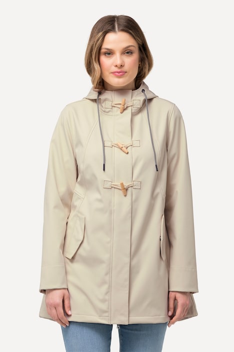 HYPRAR Softshelljacke, wasserabweisend, Fleecefutter, Kapuze
