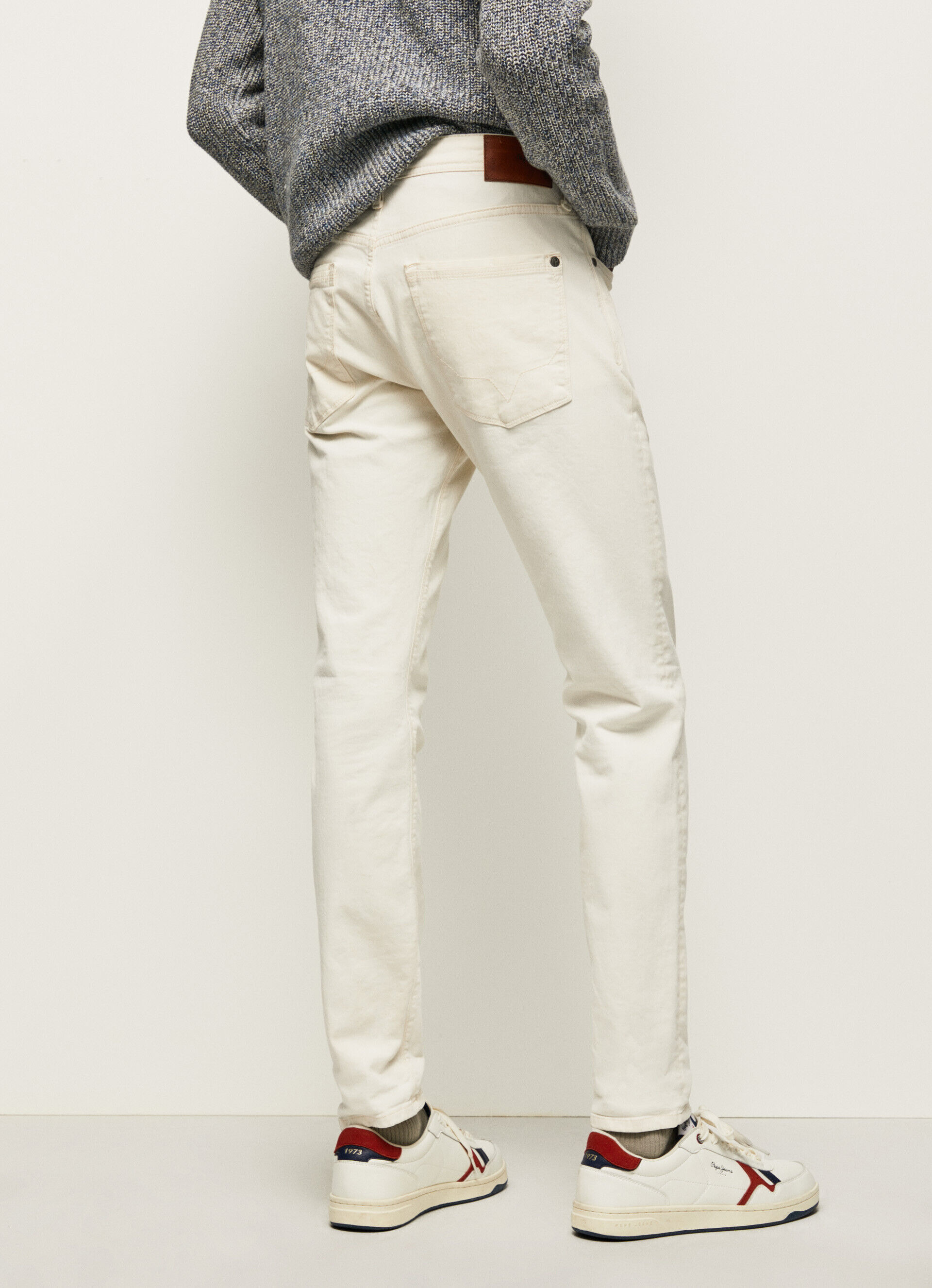 Calça jeans Stanley, corte e cintura regulares - jeans