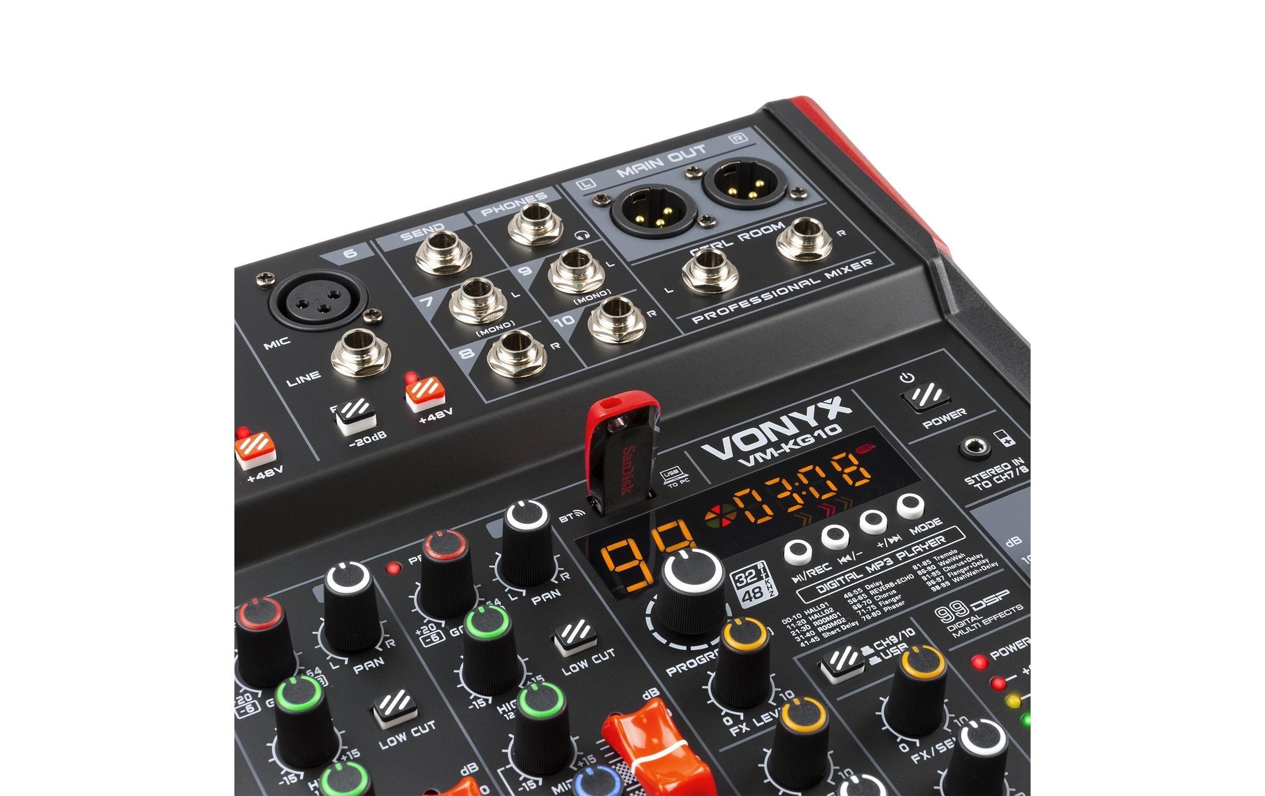 Mischpult VM-KG10<br>Flexibler und effizienter Kompaktmixer