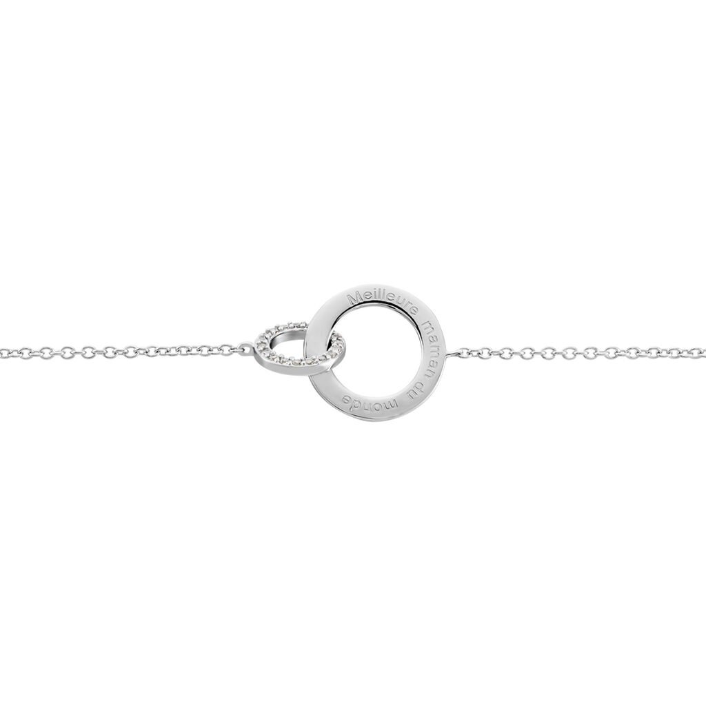Bracelet Ananth Argent Blanc Oxyde De Zirconium