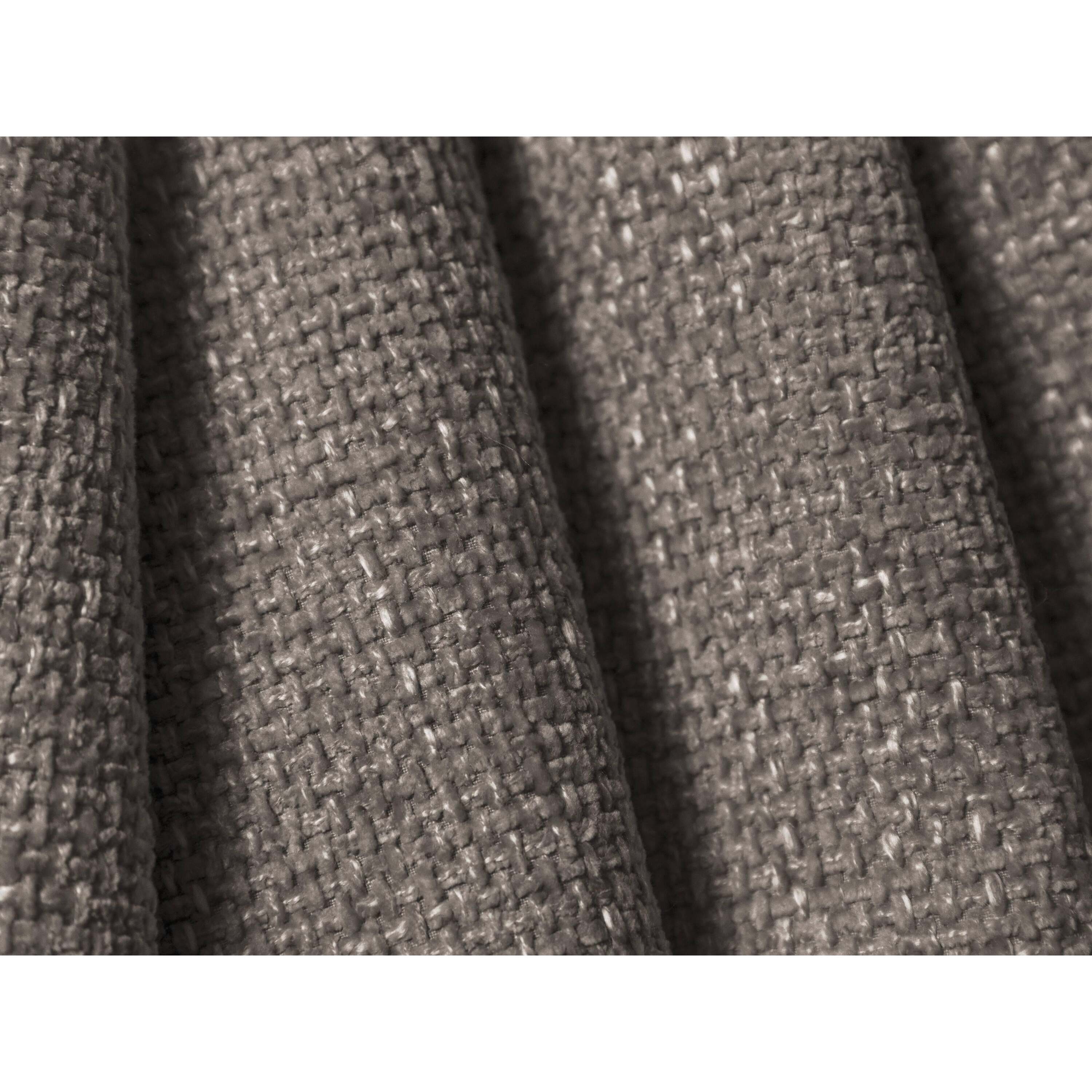 Micadoni Lupine Hocker - Chenille - Grijs