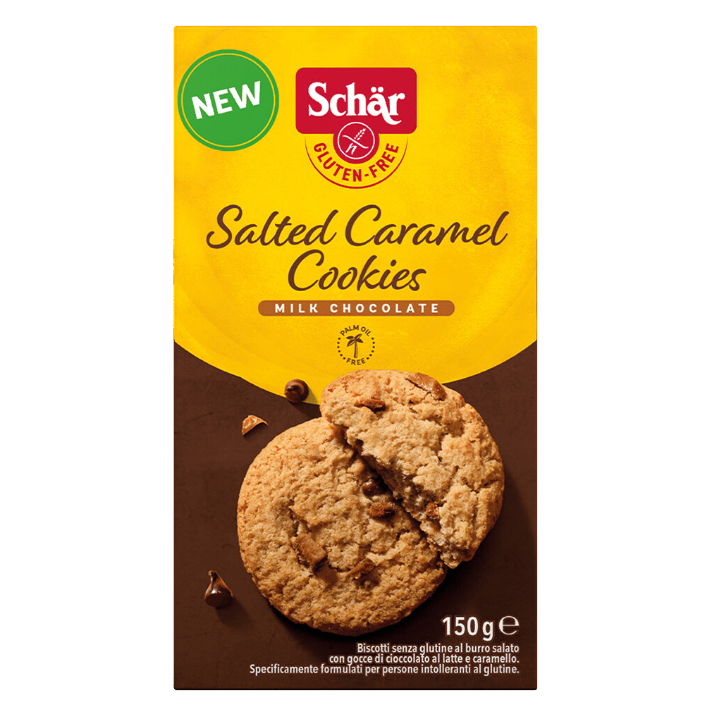SCHAER Salted Caramel Cookies<br>150 g, glutenfrei