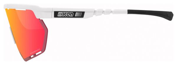 Scicon Sports Aerowing Lunettes De Soleil De Performance Sportive (Scnpp Multimorror Rouge/Luminosité Blanche)