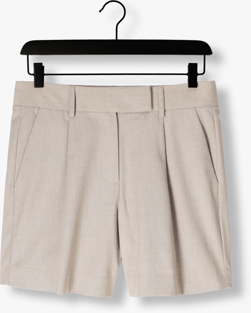 beige co'couture broeken vidacc crop pleat shorts