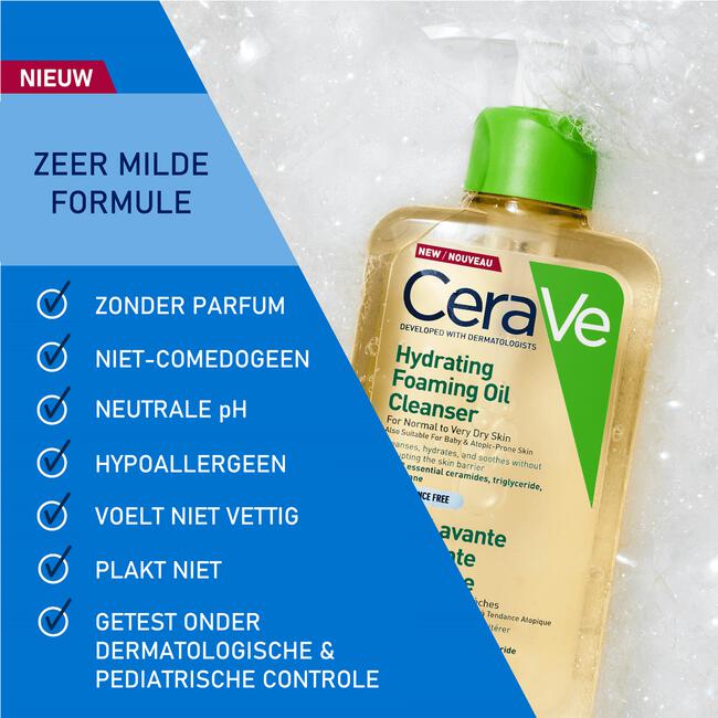 CeraVe Hydraterende Schuimende Reinigingsolie 473 ML