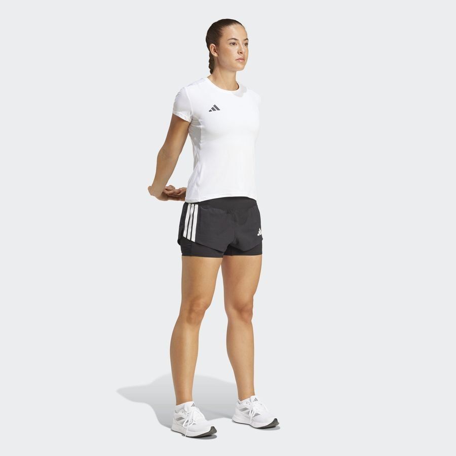 Adidas Short poche gel 2 en 1 Adizero Running