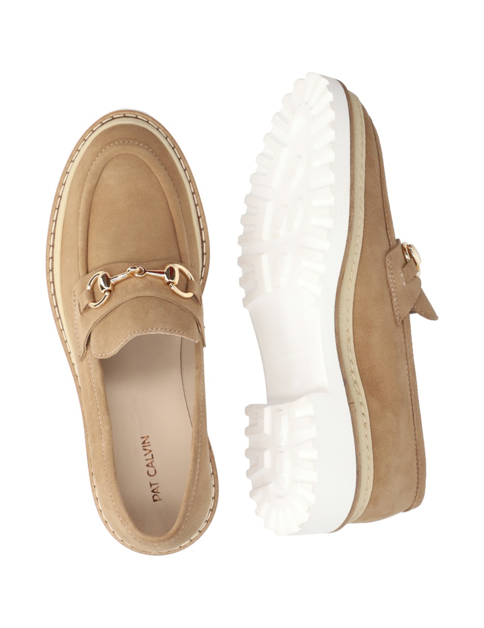 Veloursleder Slipper sportiv