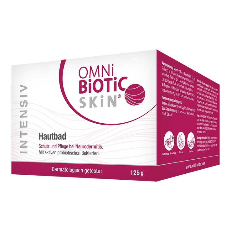 Omni-Biotic Skin intensiv Hautbad Pulver, 125 g