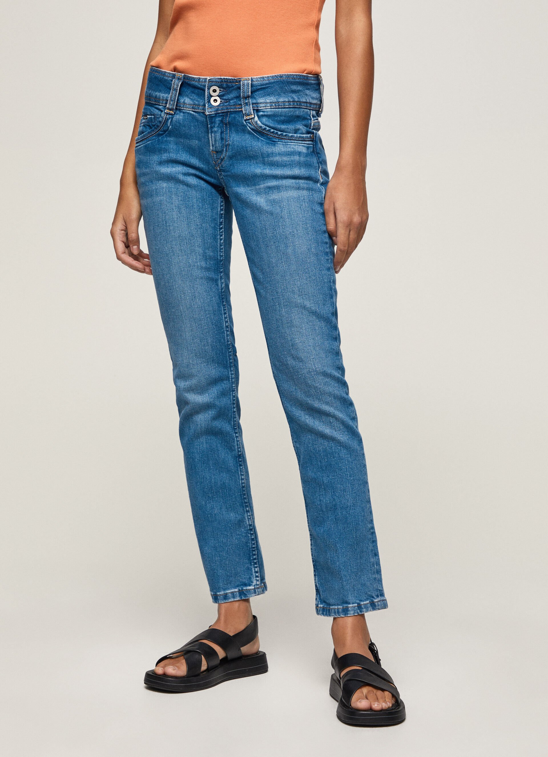 CALÇA JEANS GEN FIT REGULAR CINTURA MÉDIA - jeans