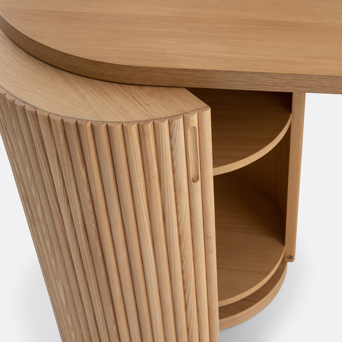 LA REDOUTE INTERIEURS<br>Secretária em formato orgânico, 1 porta, Genna
