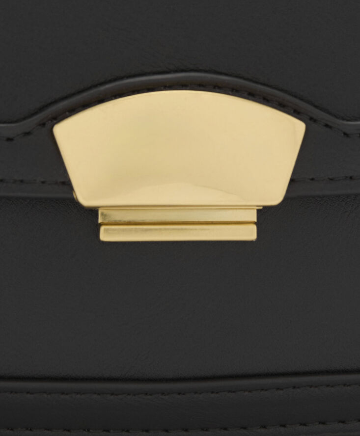 MANGO Crossbody bag with metal closure Black