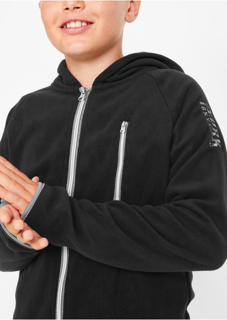Gilet polaire avec détails contrastés