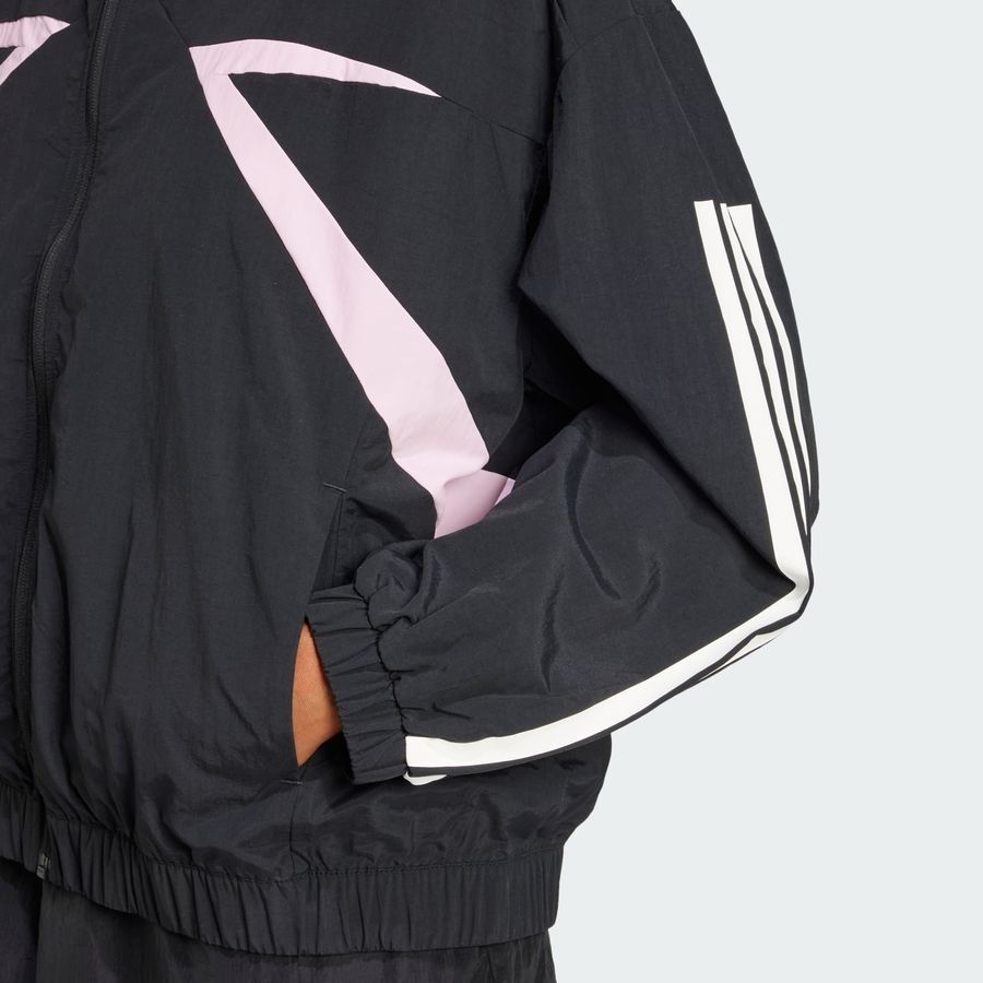 Adidas Veste de survêtement toile Color Block 3 bandes Tiro Cut