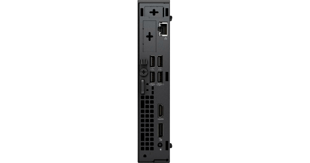 DellPro QCM1250 (20PN3) mini-pc  (Zwart | Core i5-14500T | UHD Graphics 770 | 16 GB | 512GB SSD)