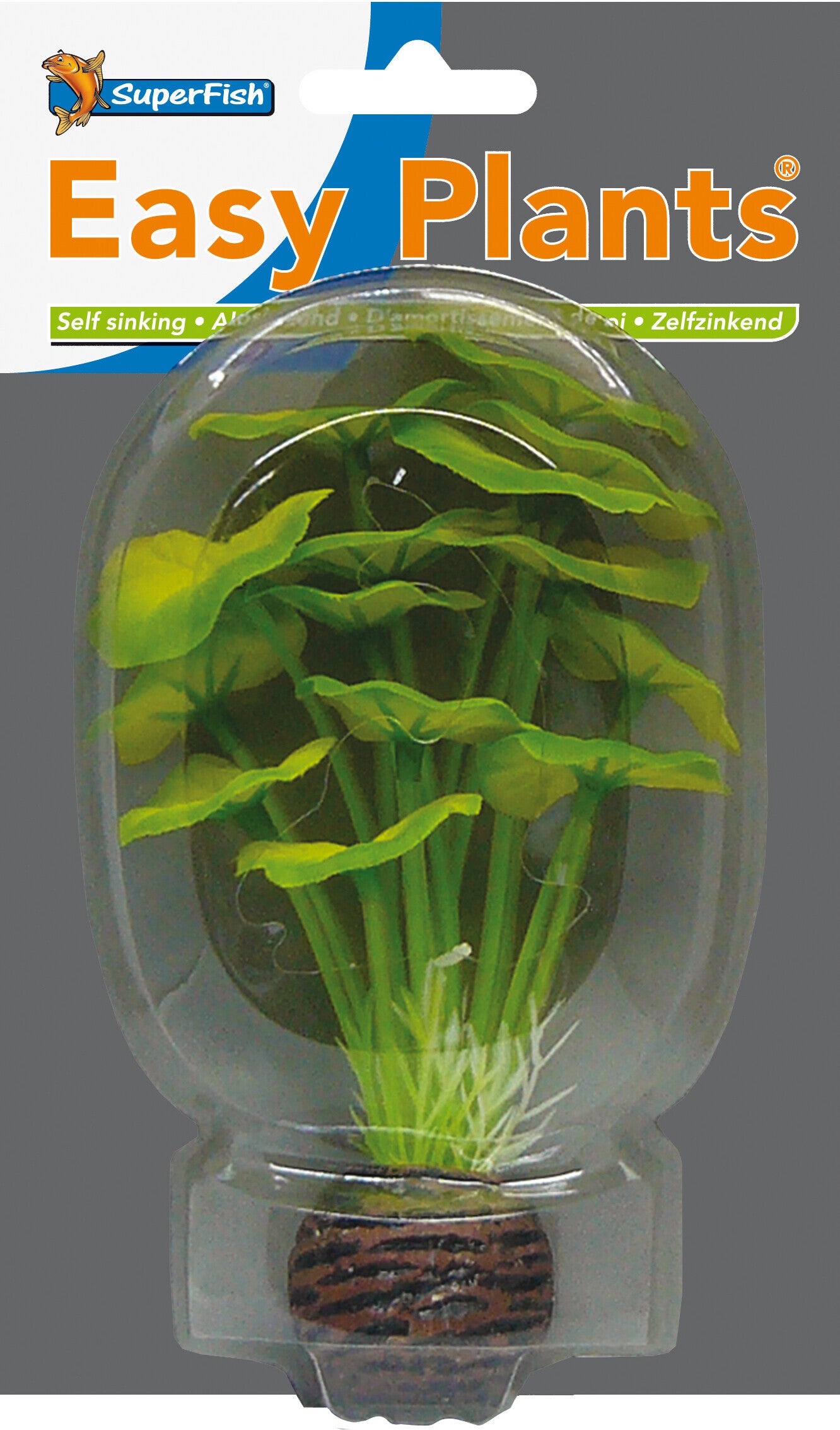 SuperFish aquarium kunstplant NR5 groen 13 cm