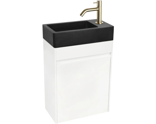 Wastafelmeubel Verschil HURA L BxHxD 39,5 x 52 cm x 21,5 cm Frontkleur wit