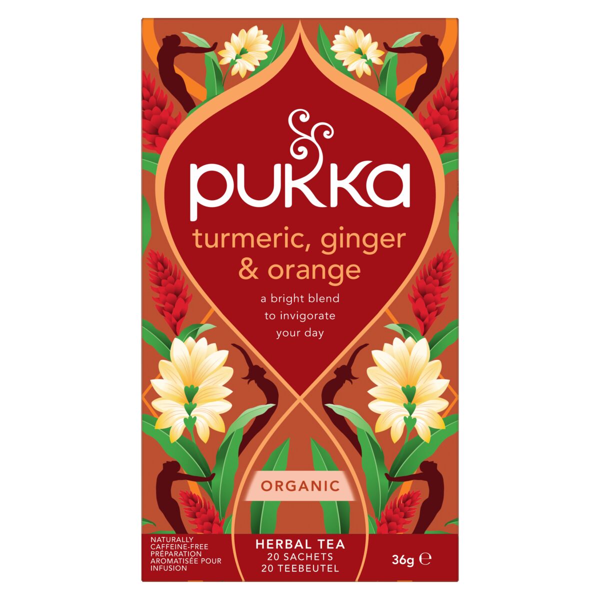 Pukka Organic Teas Turmeric, Ginger & Orange (20 zakjes)
