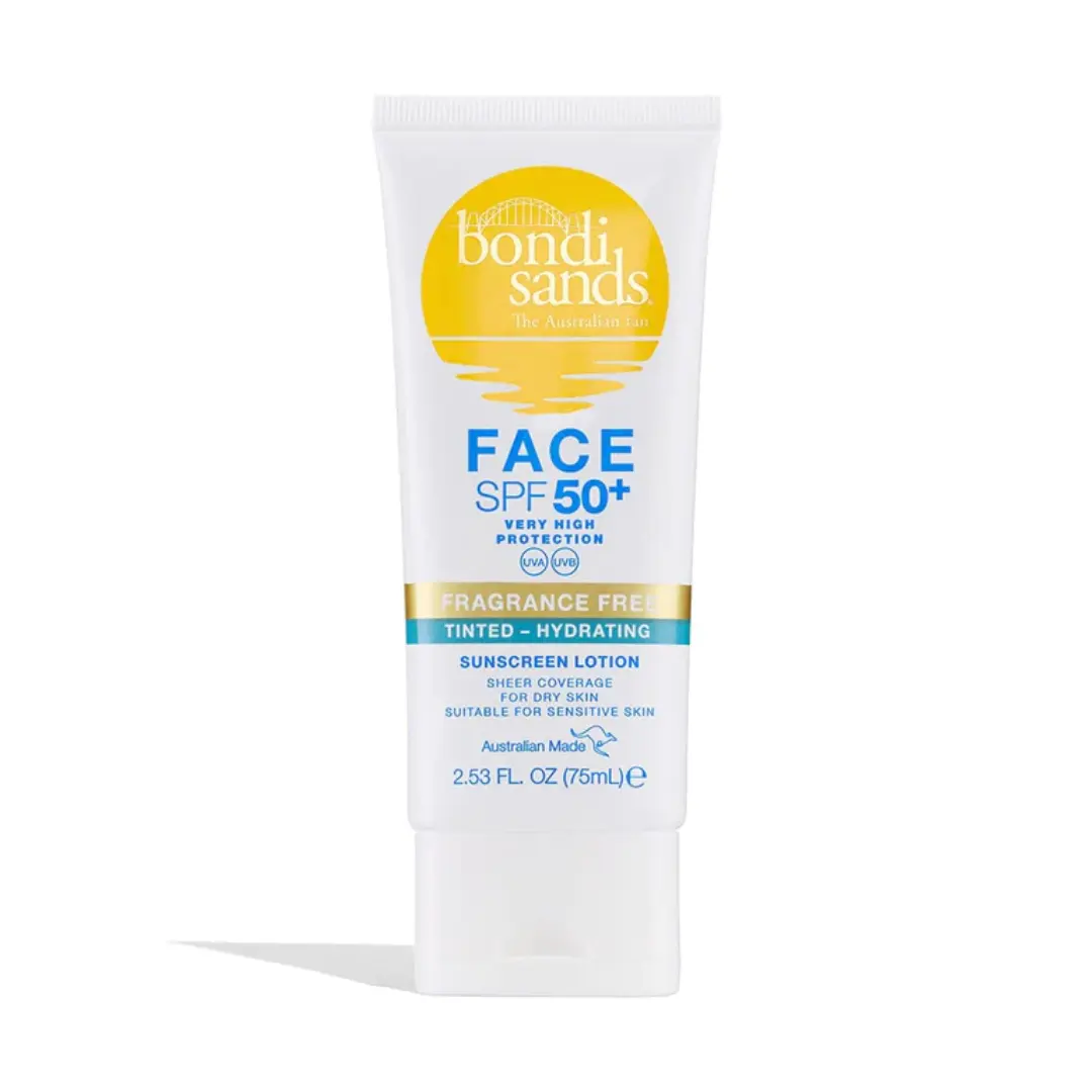 Sunscreen Face Lotion SPF 50+ Fragrance Free Tinted