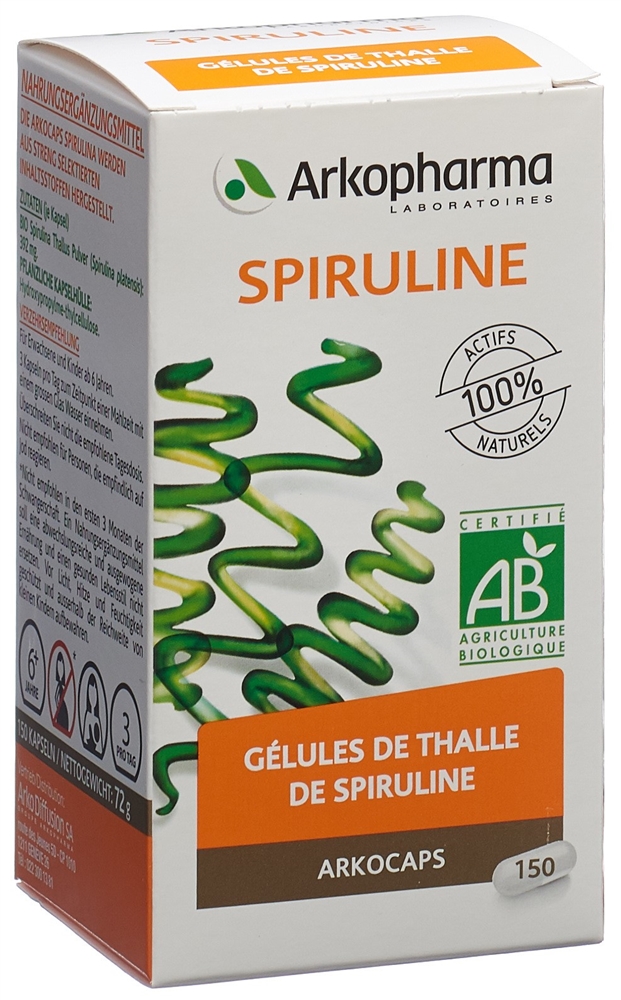 ARKOCAPS Spirulina<br>150 Stück, Kapsel