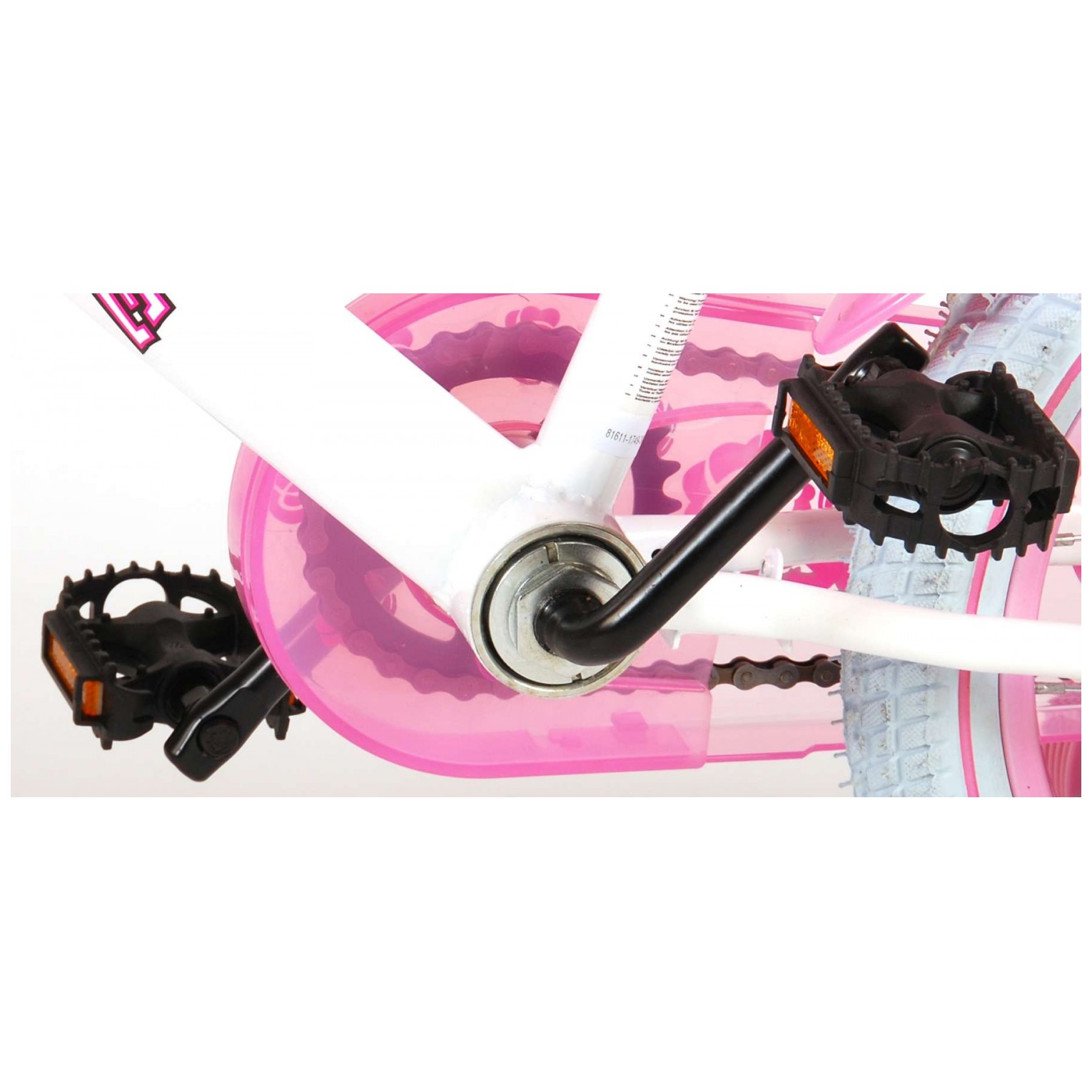 Volare Rose Fiets - 16 inch - Roze Wit