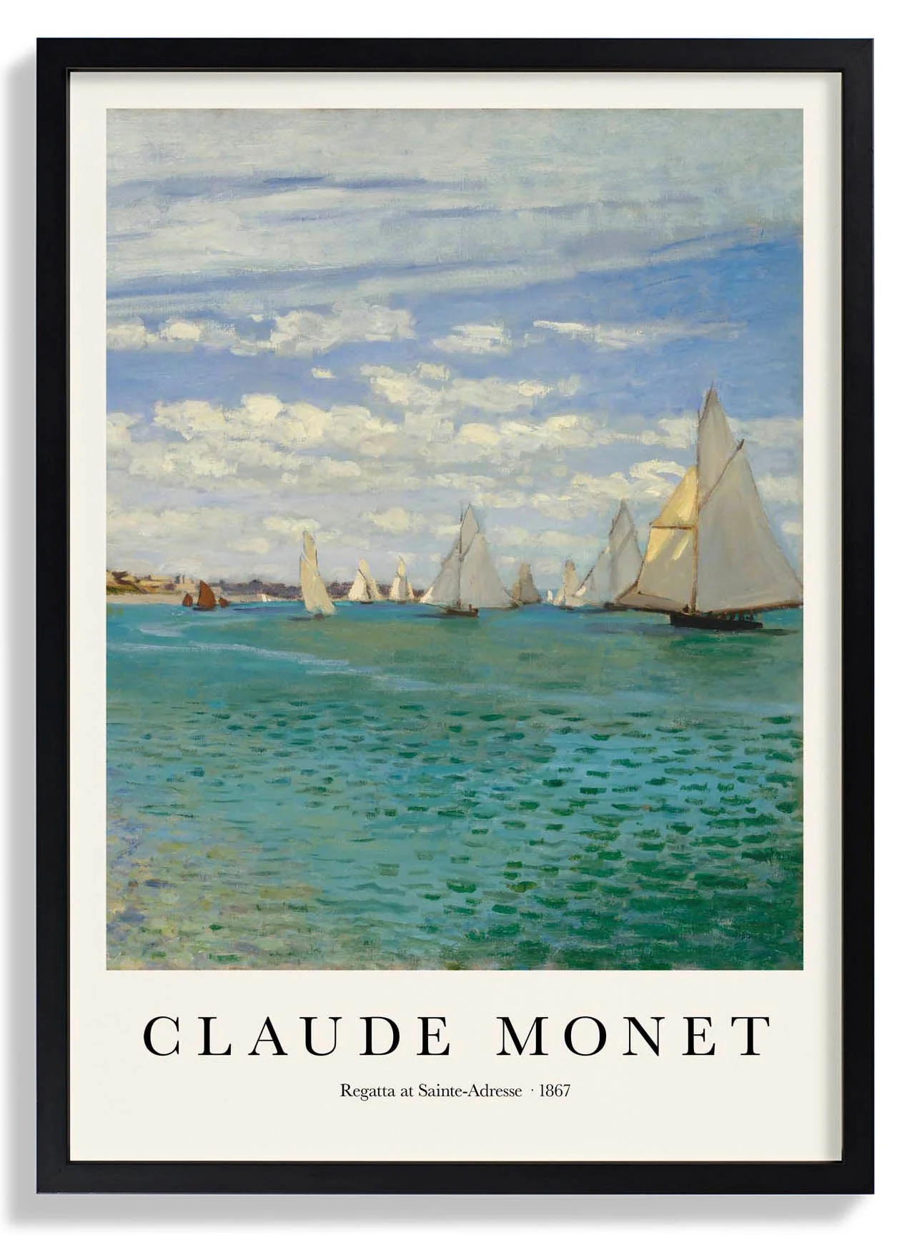 Regatta bei Sainte Adrese von Claude Monet