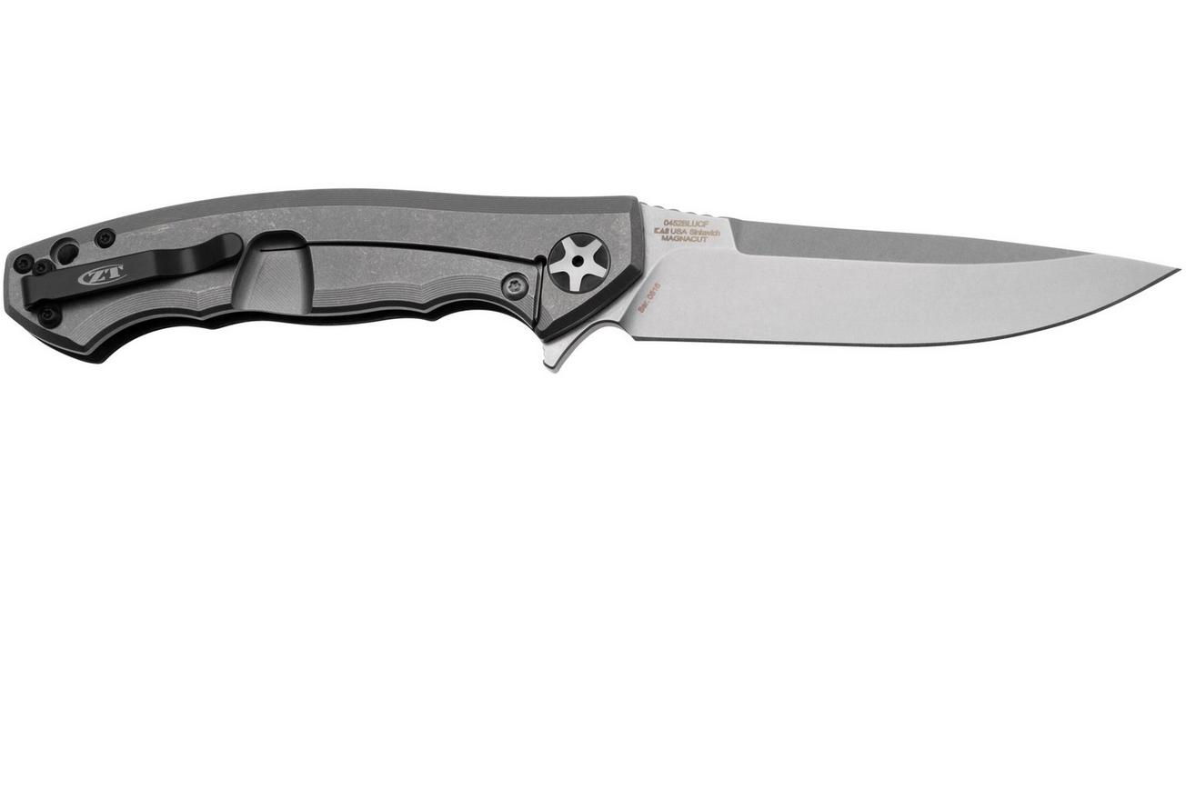 Zero Tolerance 0452BLUCF Magnacut, Black/Blue Carbon Fiber, zakmes, Dmitry Sinkevich design