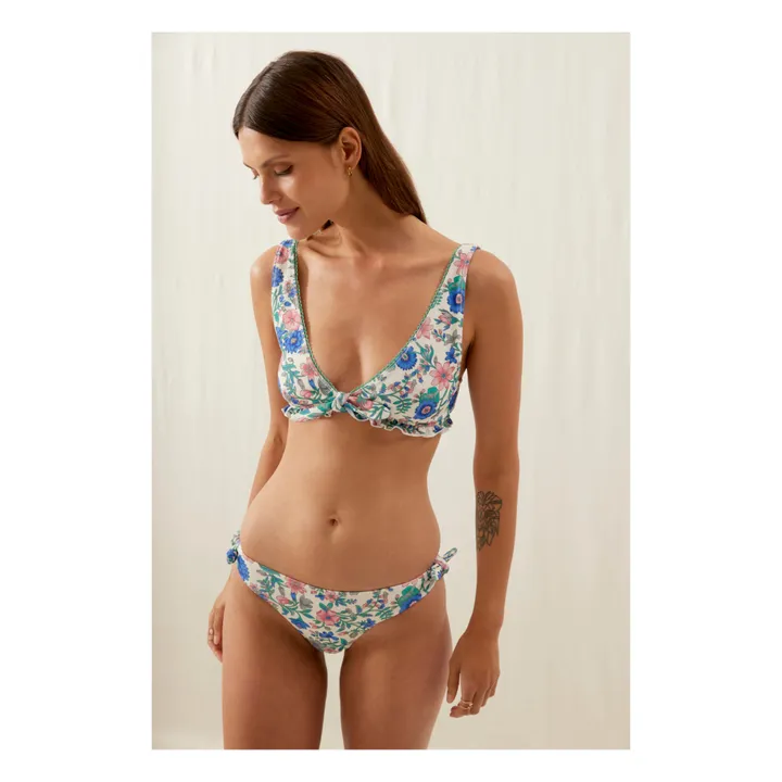 Louise Misha Haut de Maillot Ohau Fibres Recyclées - Collection Femme | Bleu