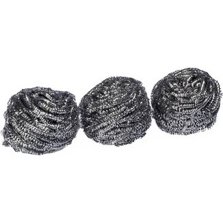 Spirale à récurer en inox Spirinett, pack de 3