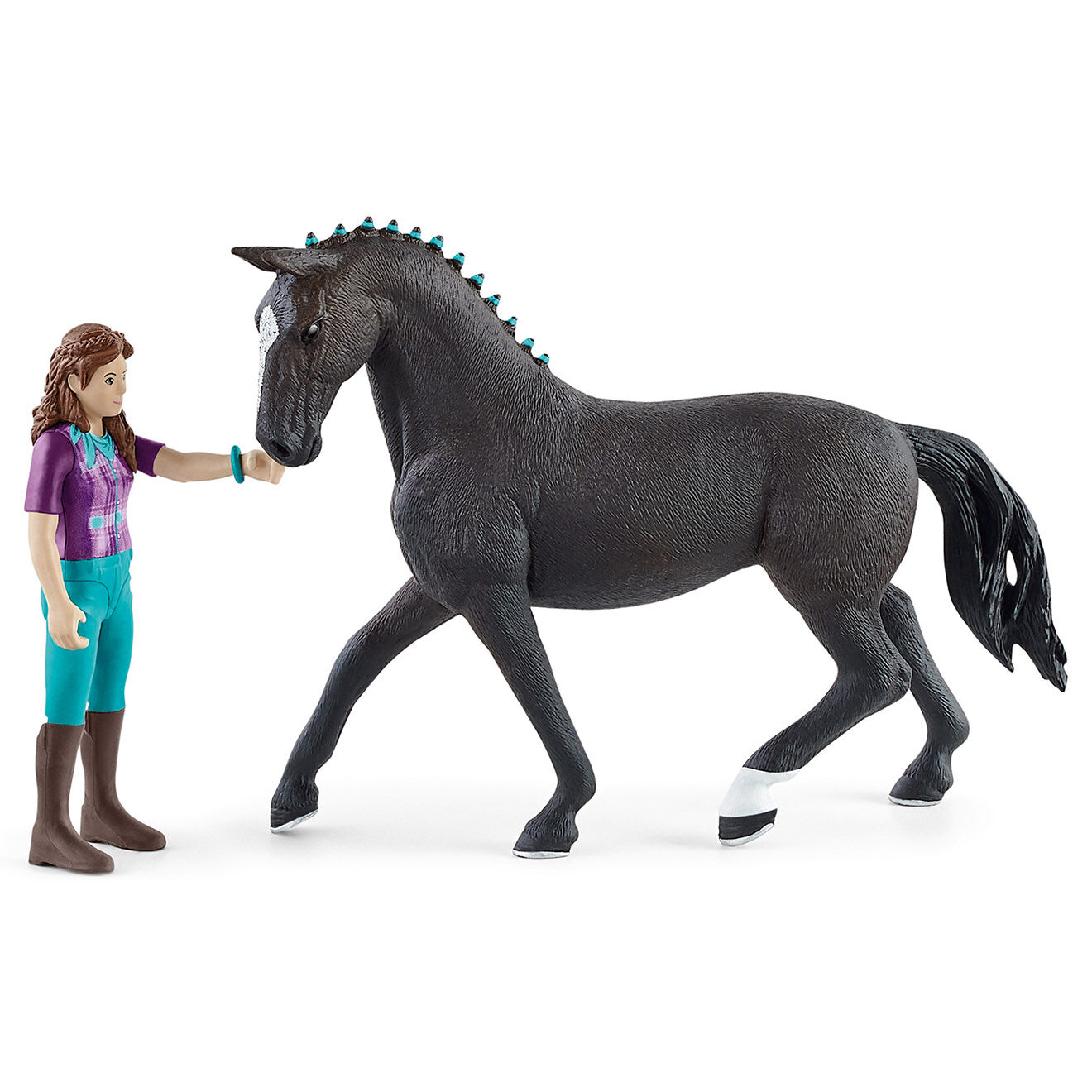 Schleich Cavalière Lisa et Storm multicolore