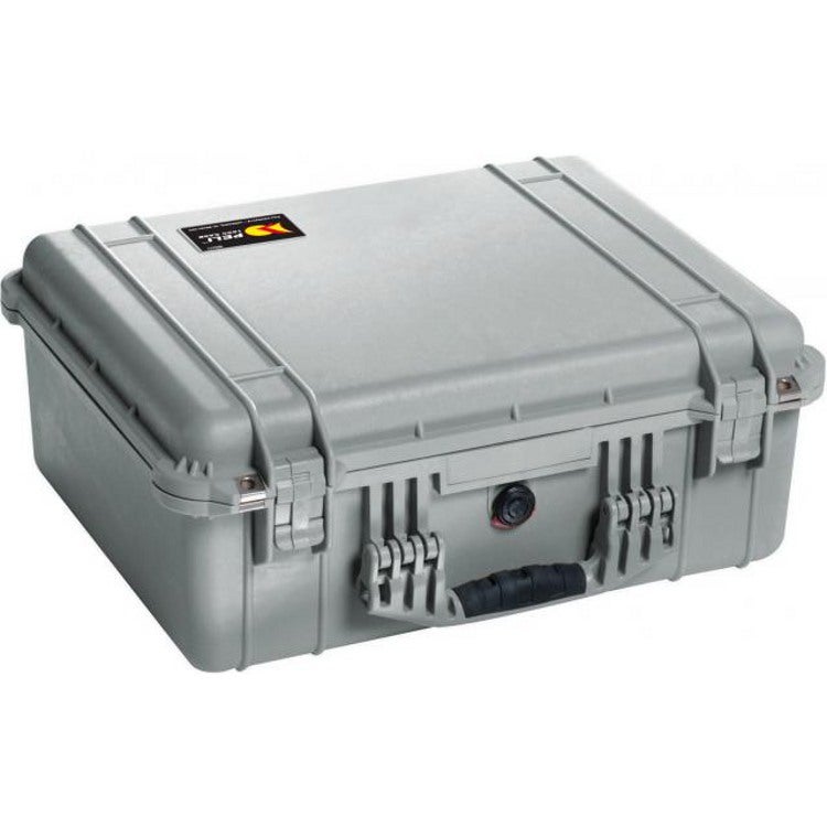 Peli 1550 SVF flightcase zilver met schuim 468x355x193 mm