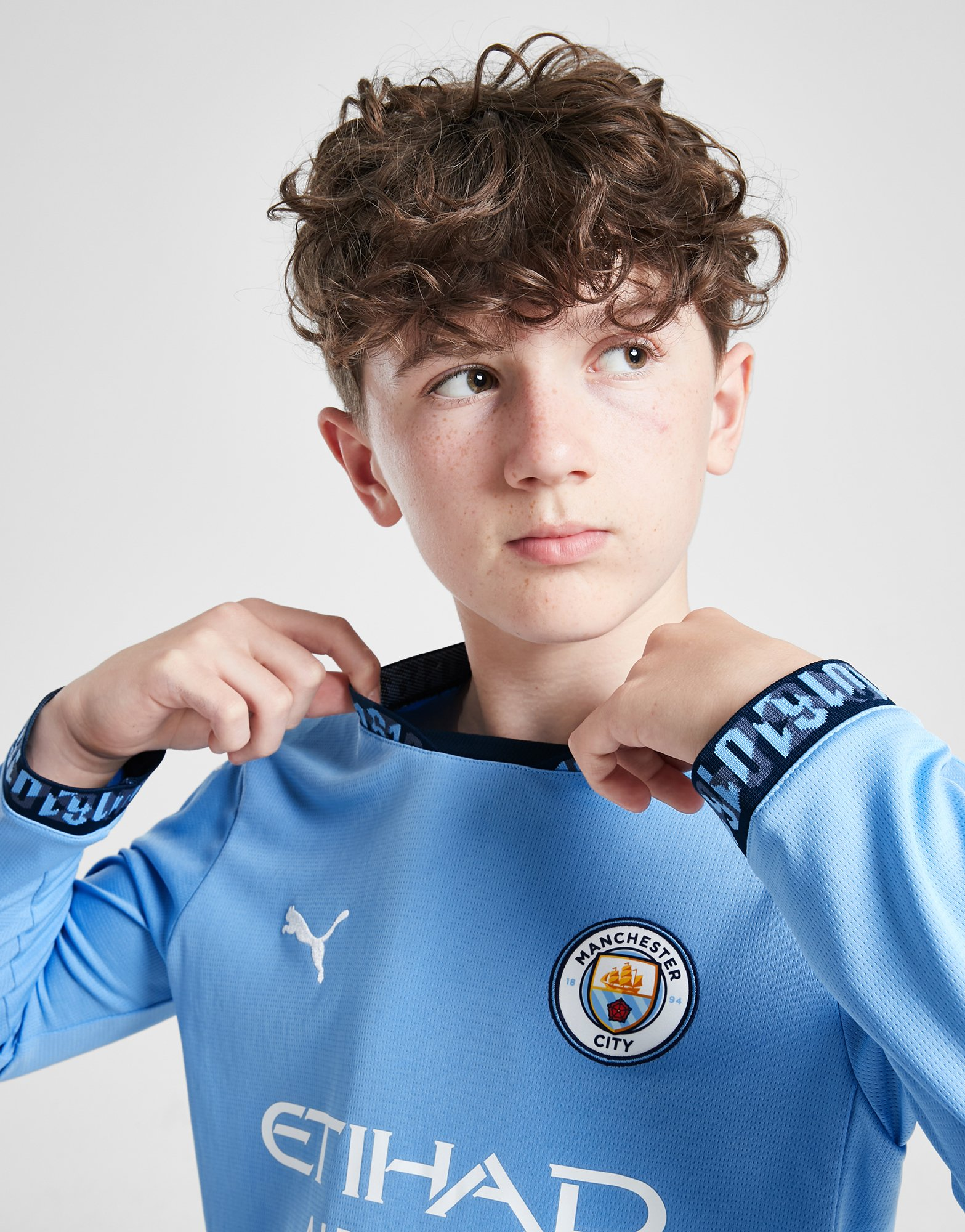 Puma Maillot Manches Longues Domicile Manchester City FC 24/25 Junior