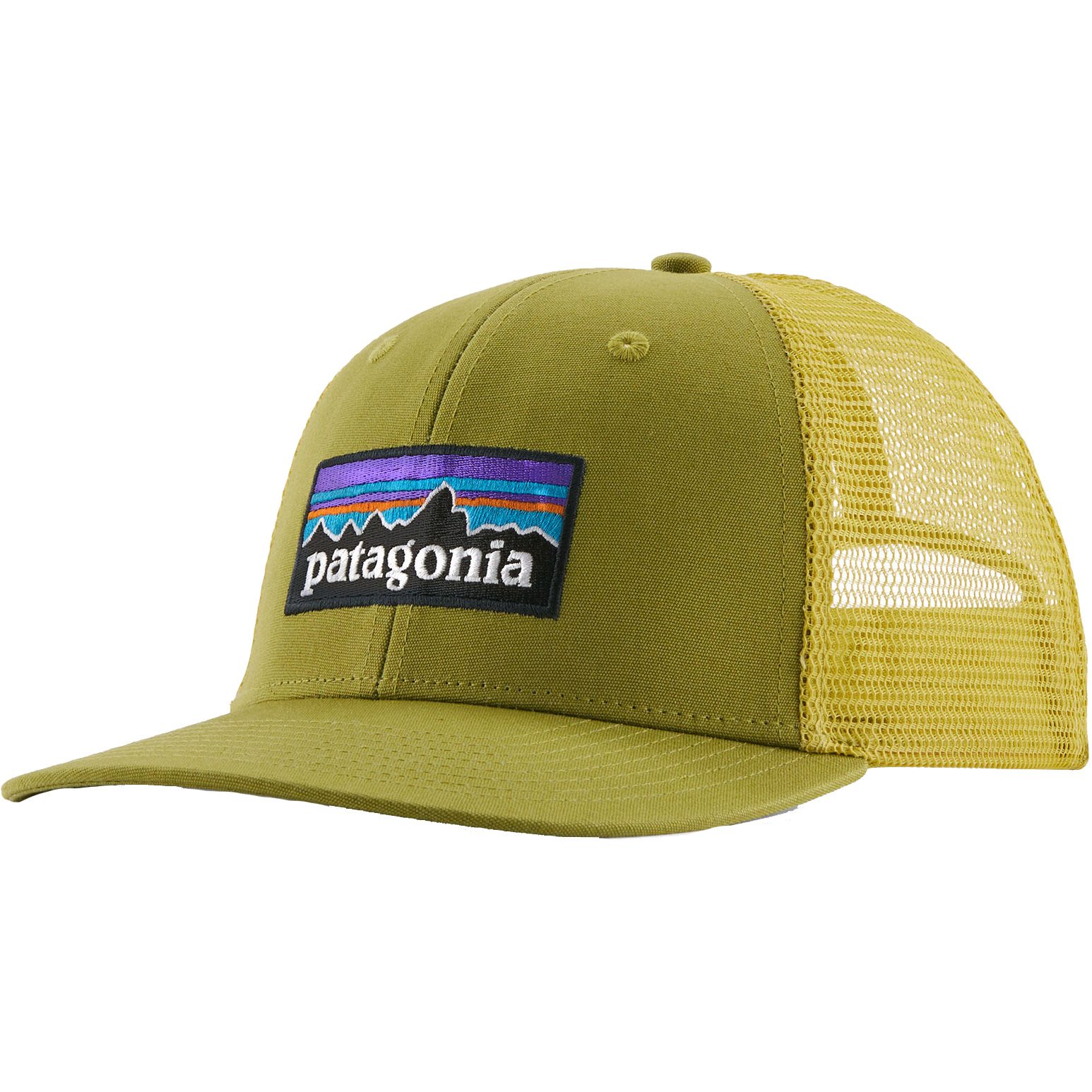 Patagonia P-6 Logo Trucker Cap graze green